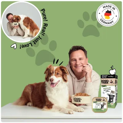 Dogs’n Tiger Proviant Barquette – Pâtée pour chiens poulet, canard & pomme Dogs’n Tiger Proviant Barquette – Pâtée pour chiens poulet, canard & pomme