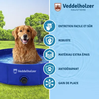 Piscine pliable pour chien Veddelholzer (L) 120 x 30 Piscine pliable pour chien Veddelholzer (L) 120 x 30