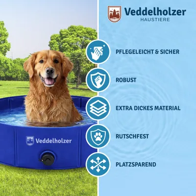 Veddelholzer Faltbarer Hundepool (L) 120 x 30 Veddelholzer Faltbarer Hundepool (L) 120 x 30