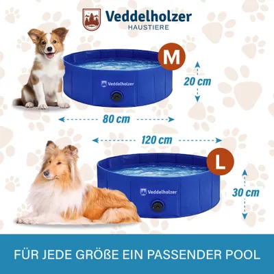 Veddelholzer Faltbarer Hundepool (L) 120 x 30 Veddelholzer Faltbarer Hundepool (L) 120 x 30