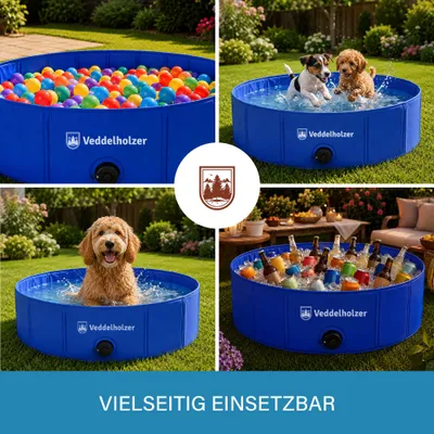 Veddelholzer Faltbarer Hundepool (L) 120 x 30 Veddelholzer Faltbarer Hundepool (L) 120 x 30