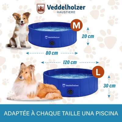 Piscine pliable pour chien Veddelholzer (M) 80 x 20 cm antidérapante Piscine pliable pour chien Veddelholzer (M) 80 x 20 cm antidérapante