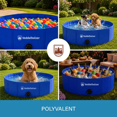 Piscine pliable pour chien Veddelholzer (M) 80 x 20 cm antidérapante Piscine pliable pour chien Veddelholzer (M) 80 x 20 cm antidérapante