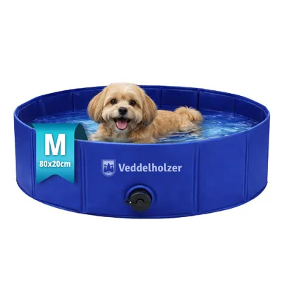 Veddelholzer Faltbarer Hundepool (M) 80 x 20 cm rutschfest Veddelholzer Faltbarer Hundepool (M) 80 x 20 cm rutschfest