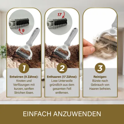 Veddelholzer Tierhaarentferner mit Fusselroller