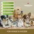 Veddelholzer Premium Hunde- & Katzenbürste mit One-Click