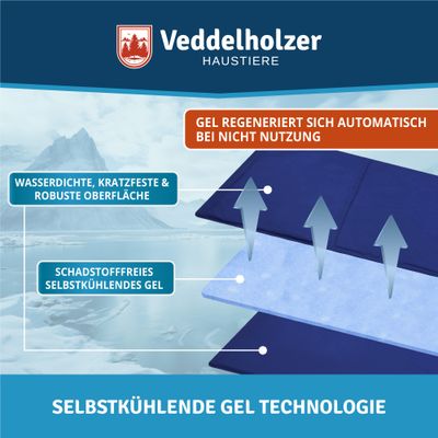 Veddelholzer Kühlmatte (L) für Hunde