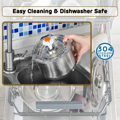 HausPets Edelstahl Katzenbrunnen 2,5L 4-stufige Filtration HausPets Edelstahl Katzenbrunnen 2,5L 4-stufige Filtration