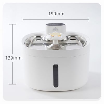 HausPets Fuente de agua de 2,6 litros para gatos y perros pequeños