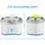 HausPets Edelstahl Trinkbrunnen 2,5L USB 20dB HausPets Edelstahl Trinkbrunnen 2,5L USB 20dB