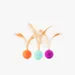 pidan Balles rebondissantes pour chat avec plumes