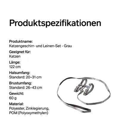 PIDAN Katzengeschirr und Leinen Set PIDAN Katzengeschirr und Leinen Set