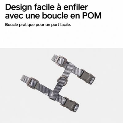 pidan Ensemble harnais et laisse pour chat réglable anti-fugue