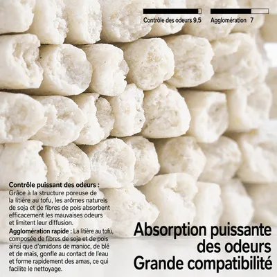 pidan Litière pour chats Litière au tofu pidan Litière pour chats Litière au tofu