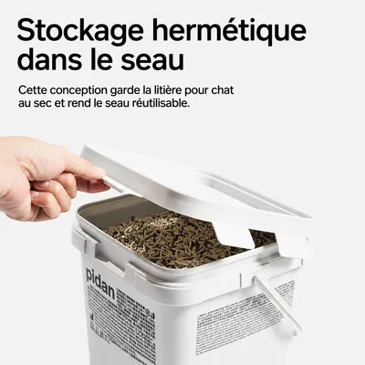 pidan Litière pour chats Litière mélange 3-en-1