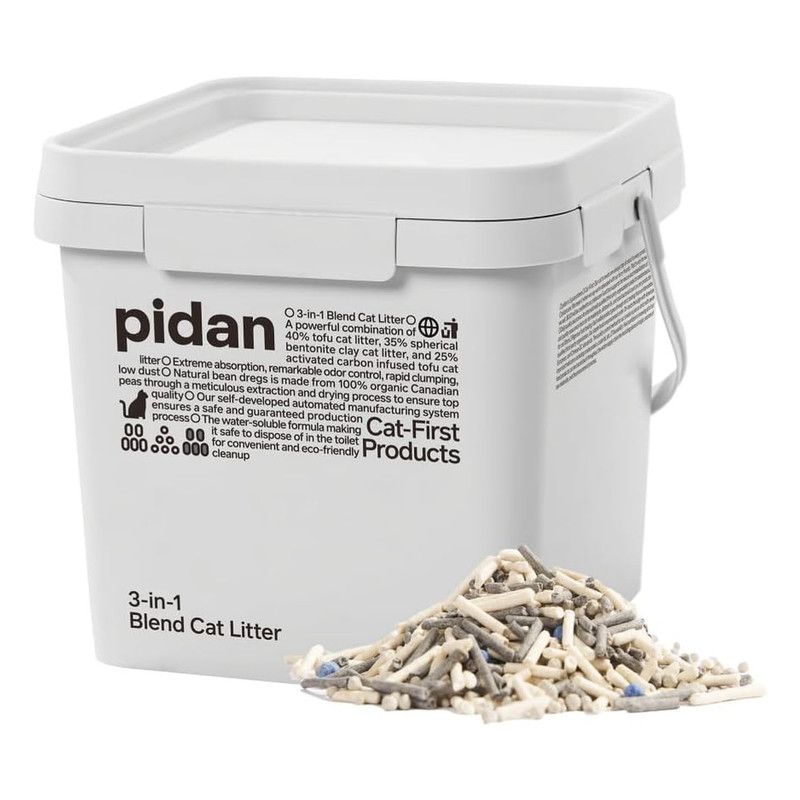 pidan Litière pour chats Litière mélange 3-en-1