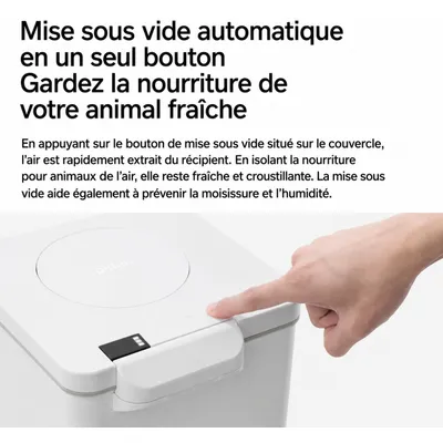 pidan Conteneur de croquettes sous vide 15 L avec balance intégrée pidan Conteneur de croquettes sous vide 15 L avec balance intégrée