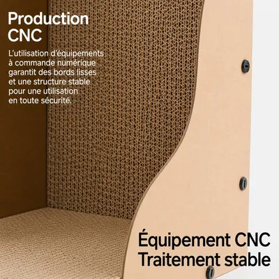 pidan Griffoir d’angle pour chat en carton pidan Griffoir d’angle pour chat en carton