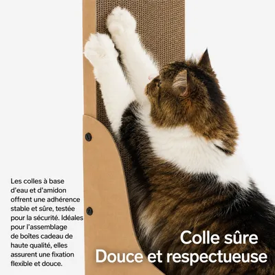 pidan Griffoir d’angle pour chat en carton pidan Griffoir d’angle pour chat en carton