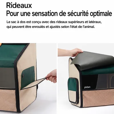 pidan Sac à dos extensible pour chat avec bac à litière portable pidan Sac à dos extensible pour chat avec bac à litière portable
