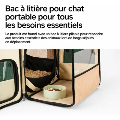 pidan Sac à dos extensible pour chat avec bac à litière portable pidan Sac à dos extensible pour chat avec bac à litière portable