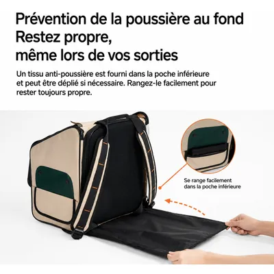 pidan Sac à dos extensible pour chat avec bac à litière portable pidan Sac à dos extensible pour chat avec bac à litière portable