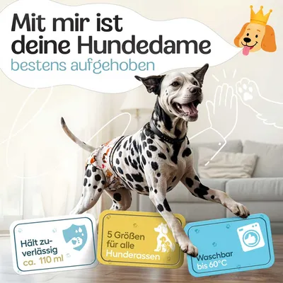 HUND IST KÖNIG saugstarke Hundewindeln Hündinnen (3 Stk), 3-Fach Justierung HUND IST KÖNIG saugstarke Hundewindeln Hündinnen (3 Stk), 3-Fach Justierung