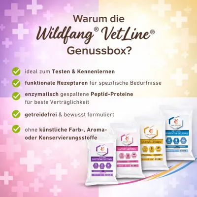 Wildfang Genussbox VetLine Adult - Trockenfutter Wildfang Genussbox VetLine Adult - Trockenfutter