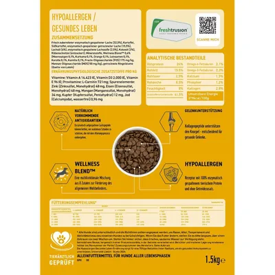VetLine — Croquettes hypoallergéniques aux peptides pour chiens sensibles VetLine — Croquettes hypoallergéniques aux peptides pour chiens sensibles
