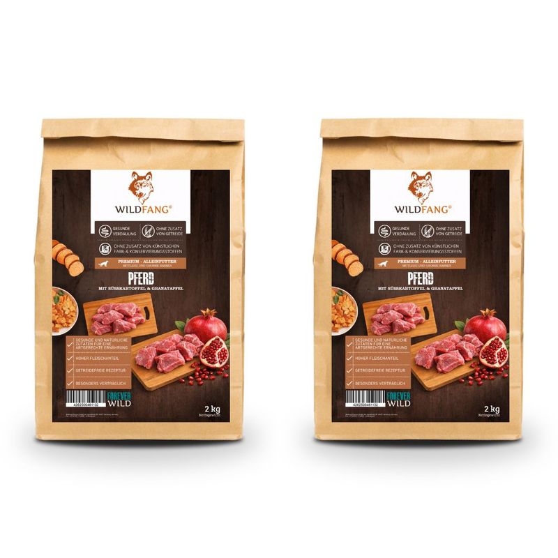 Wildfang - Adult Trockenfutter mit Pferd - getreidefrei