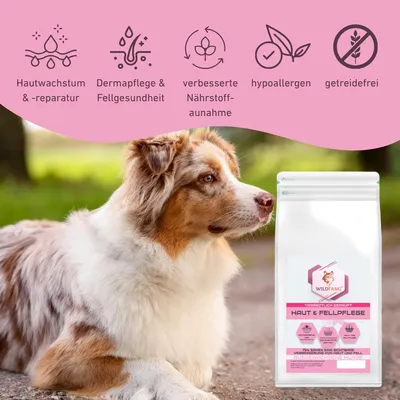 Wildfang - VetLine Trockenfutter mit Peptiden für Hunde - Haut und Fell