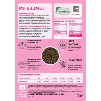VetLine Peptides Peau & Pelage, croquettes sans céréales