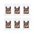 6 x Pferd