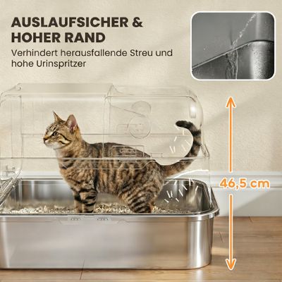 PawHut Katzenklo