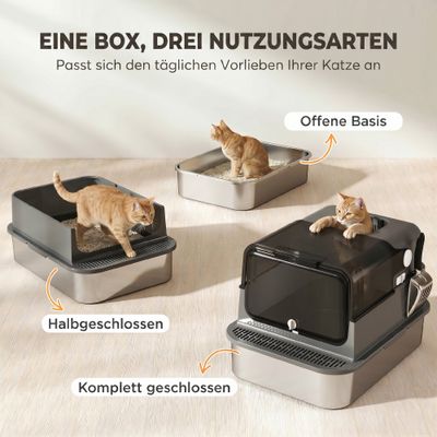 PawHut Katzenklo