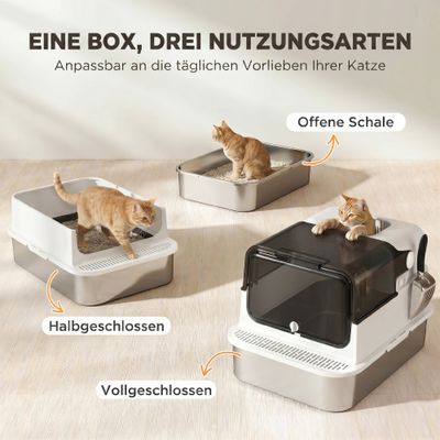 PawHut Katzenklo