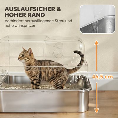 PawHut Katzenklo