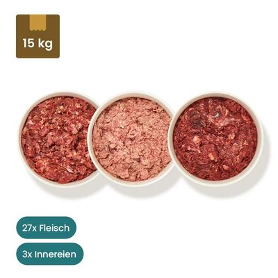 Haustierkost Hunde Allergie Frostfutter Menü
