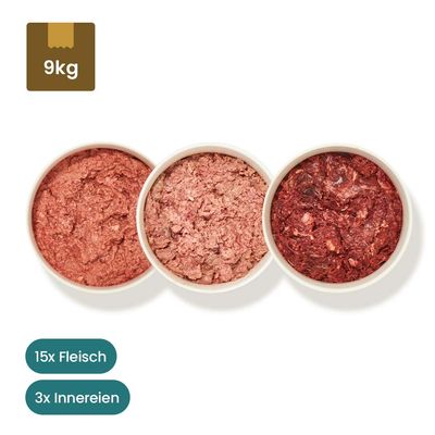 Haustierkost Hunde Allergie Frostfutter Menü