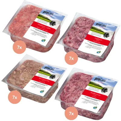 proCani BARF-Paket pur Rind