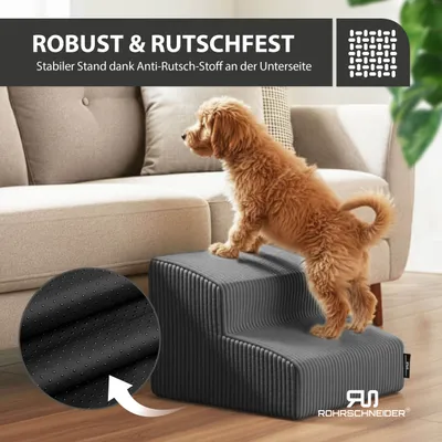 Rohrschneider Hundetreppe mit 2 Stufen