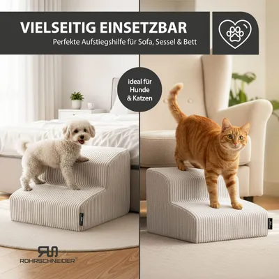 Rohrschneider Hundetreppe mit 2 Stufen
