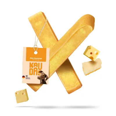 KAUDAS Käse-Kaustange für Hunde - Hartkäse, zahnreinigend & natürlich KAUDAS Käse-Kaustange für Hunde - Hartkäse, zahnreinigend & natürlich