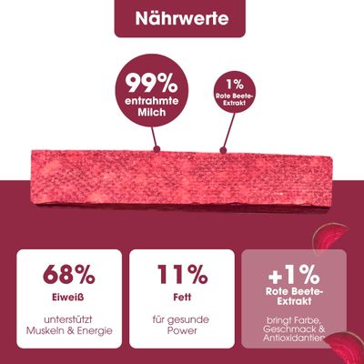 KAUDAS Käse-Kaustange Rote Beete – natürlich & zahnreinigend