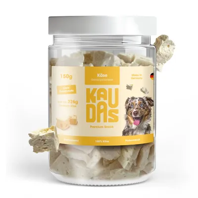 KAUDAS Hundesnack KäsePur Hundesnack - gefriergetrockneter Käse KAUDAS Hundesnack KäsePur Hundesnack - gefriergetrockneter Käse