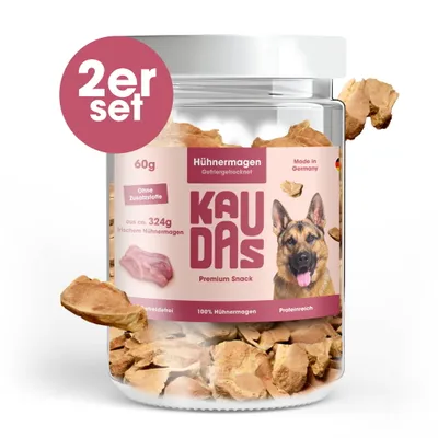 KAUDAS Hundesnack HühnermagenPur - gefriergetrocknetes Huhn KAUDAS Hundesnack HühnermagenPur - gefriergetrocknetes Huhn