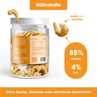 KAUDAS Hundesnack GarnelePur -  gefriergetrocknete Garnele
