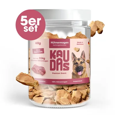 KAUDAS Hundesnack HühnermagenPur - gefriergetrocknetes Huhn KAUDAS Hundesnack HühnermagenPur - gefriergetrocknetes Huhn