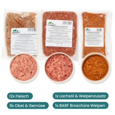 Haustierkost WelpenBox | Menü 2