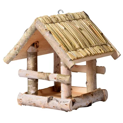 PANTO Vogelhaus Harmonie – für Wildvögel aus Birke - Garten & Balkon PANTO Vogelhaus Harmonie – für Wildvögel aus Birke - Garten & Balkon